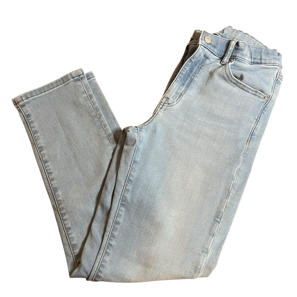 Uniqlo| Kids Light Blue Straight Leg Jeans- Size 9-10 years - Picture 2 of 11